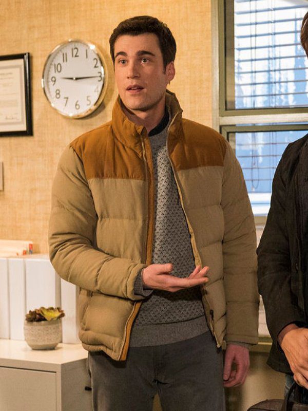 Resident Alien Levi Fiehler Puffer Jacket