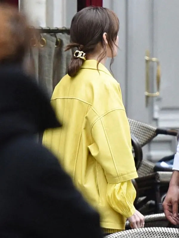 Emily in Paris Season 4 Emily Cooper Yellow Jacket