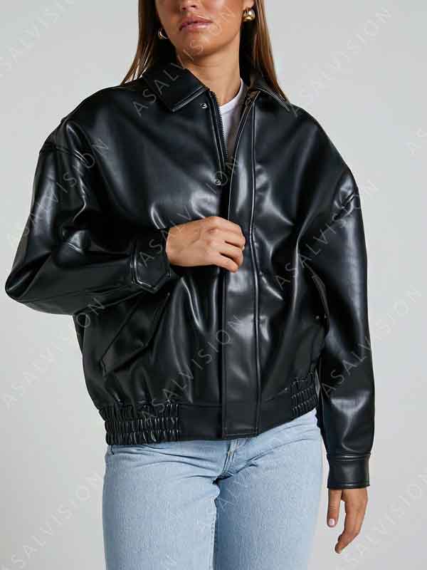 Lioness Kenny Black Bomber Jacket