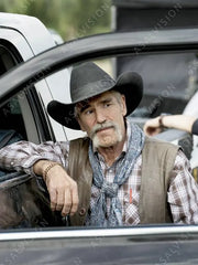 Lloyd Pierce Yellowstone Leather Brown Vest