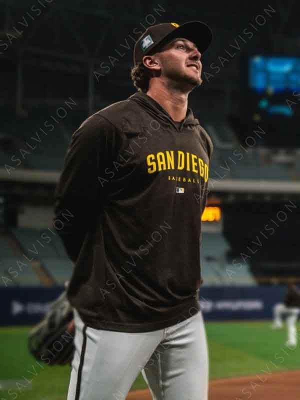 Seoul Series 2024 San Diego Padres Brown Hoodie