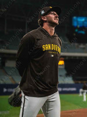 Seoul Series 2024 San Diego Padres Brown Hoodie