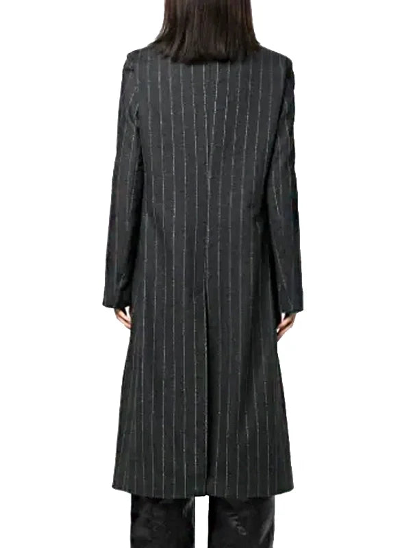 Selena Gomez Only Murders In The Building S03 Pinstripe Coat
