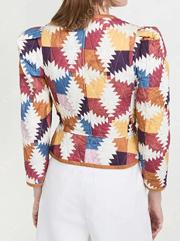 Marilyn Thornhill Wednesday Quilted Printed Jacket