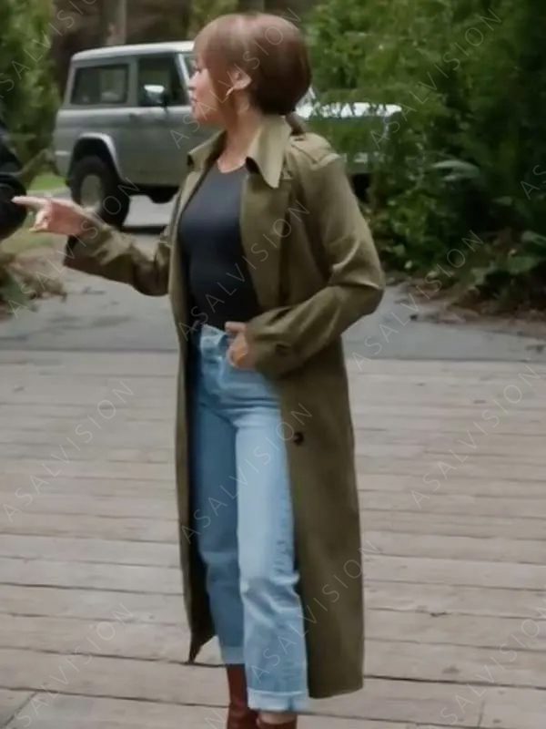 Wild Cards Max Mitchell Green Trench Coat