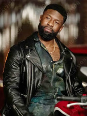 Mea Culpa 2024 Zyair Malloy Black Leather Jacket