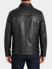 Coltrane Black Leather Jacket