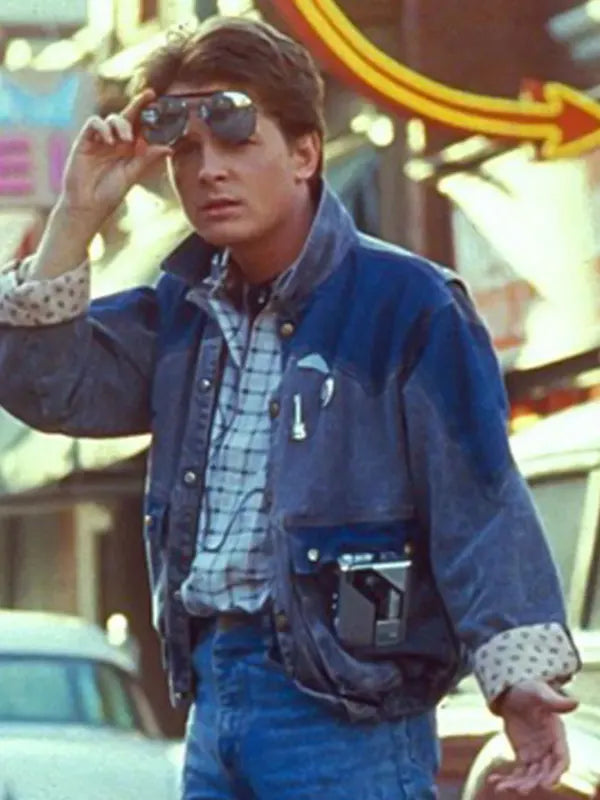 Marty Mcfly Back To The Future Michael J. Fox Jacket