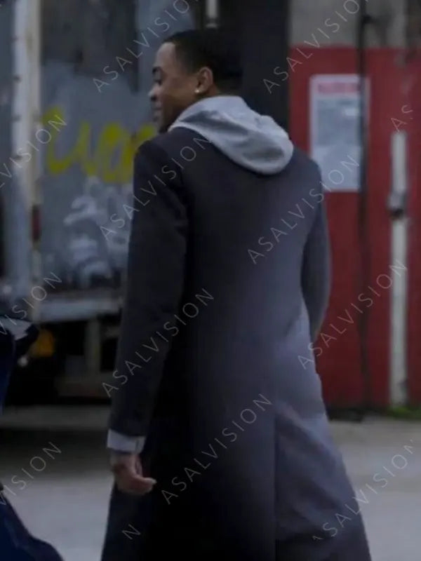 Tariq St. Patrick Power Book II Ghost Season 3 Grey Trench Coat