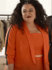 Survival Of The Thickest 2023 Michelle Buteau Orange Blazer