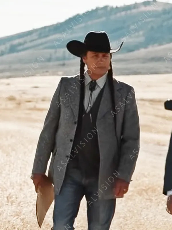 Mo Brings Plenty Yellowstone Season 4 Grey Blazer