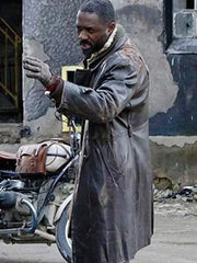 Ghost Rider Idris Elba Brown Long Leather Coat