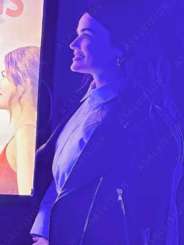 Which Brings Me to You 2024 Lucy Hale Leather Jacket