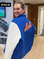 Kate Upton Mets Jacket