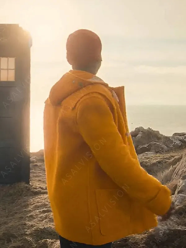 Doctor Who Yellow Wool Duffle Coat