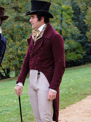Lord Cassidy Mr. Malcolm's List Burgundy Tailcoat