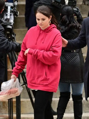 Selena Gomez Only Murders in the Building Pink Hoodie
