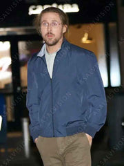SNL Papyrus 2 Ryan Gosling Blue Bomber Jacket