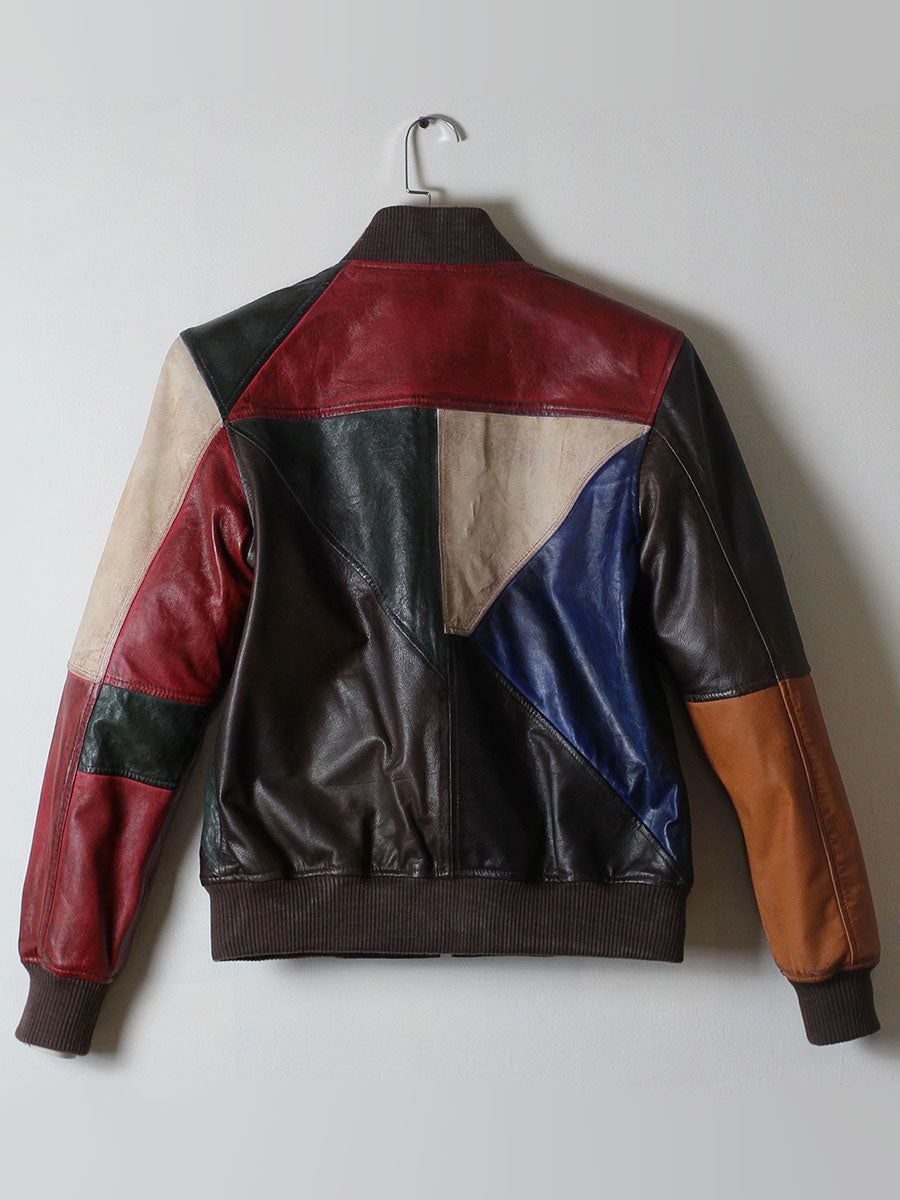 Sentinel Upcycled Patchwork Leather Jacket
