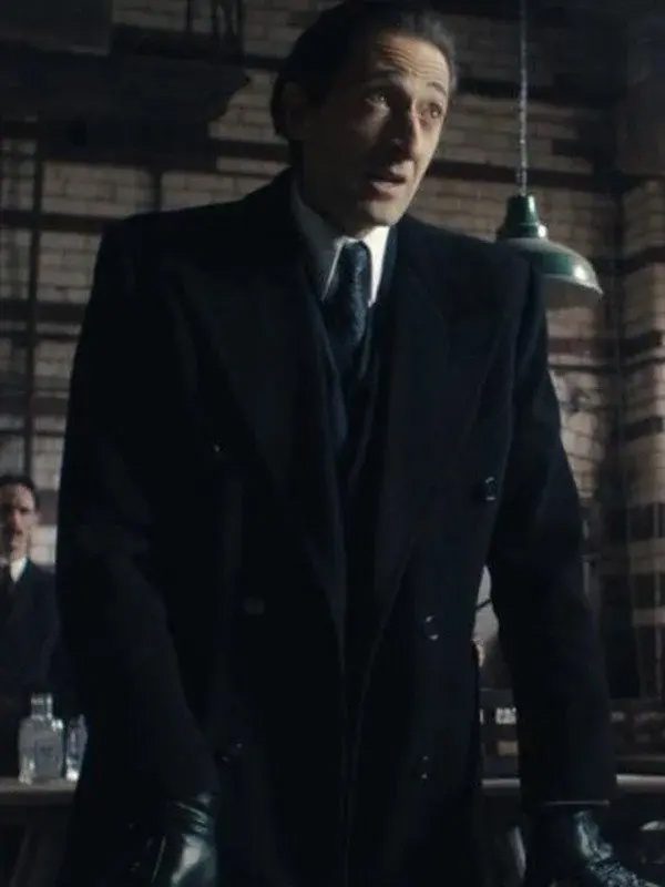 Peaky Blinders Adrien Brody Black Coat
