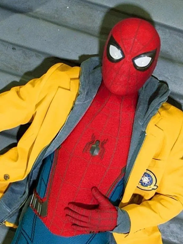 Spiderman Homecoming Peter Parker Yellow Blazer