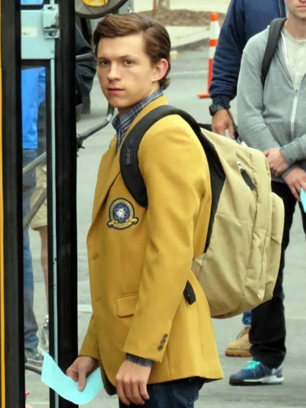 Spiderman Homecoming Peter Parker Yellow Blazer