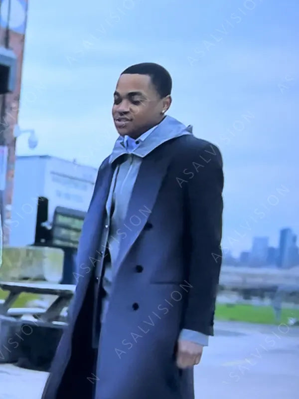 Tariq St. Patrick Power Book II Ghost Season 3 Grey Trench Coat