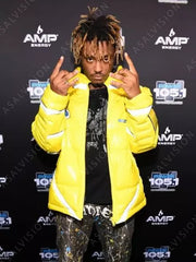 Juice Wrld Yellow Puffer Jacket