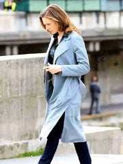 Mission Impossible 6 Rebecca Ferguson Grey Trench Coat