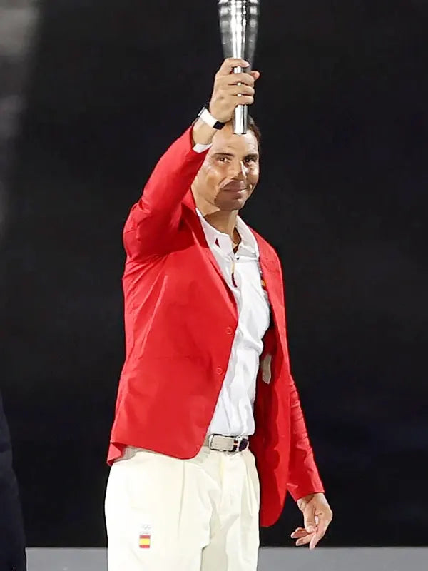 Olympic Games Paris 2024 Rafael Nadal Red Blazer