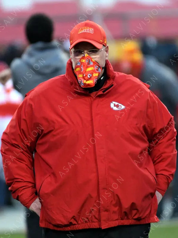 Kansas City Chiefs Andy Reid Red Jacket