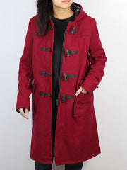 Women's Duffle Coat - Red