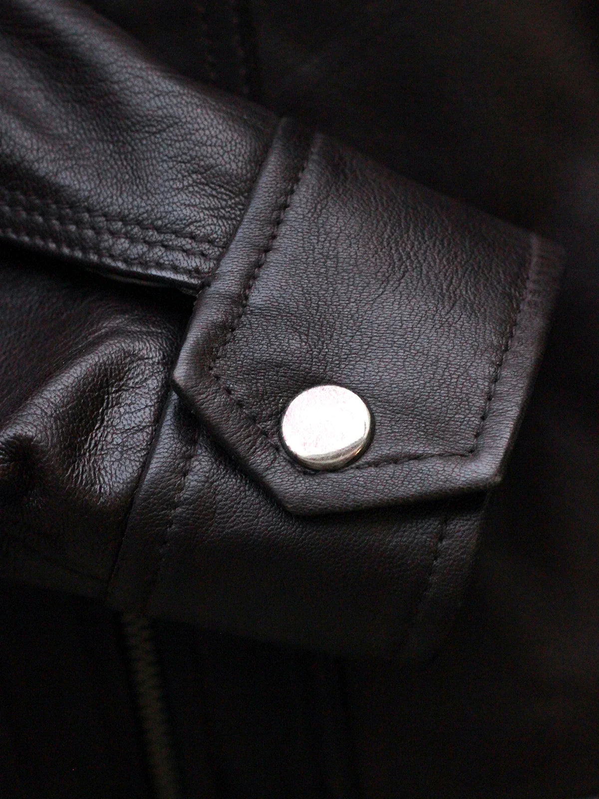 Mens Brown Hooded Leather Motorcycle Jacket