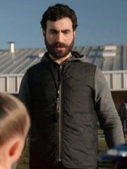 Roy Kent Ted Lasso Quilted Black Vest