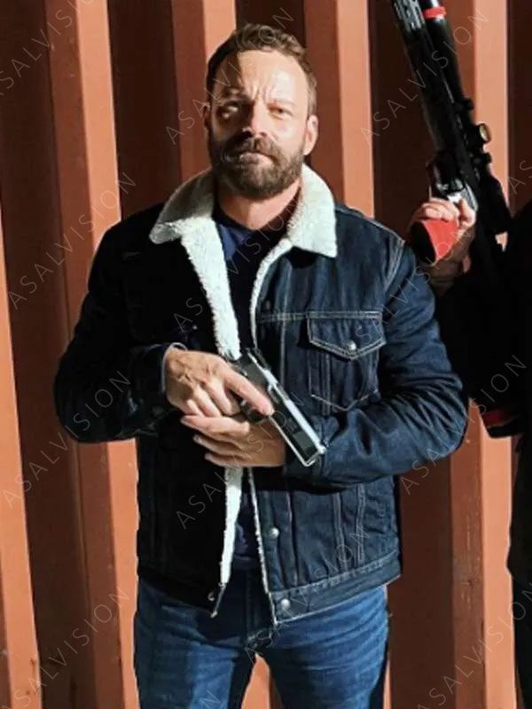 Sniper Rogue Mission Ryan Robbins Denim Sherpa Jacket