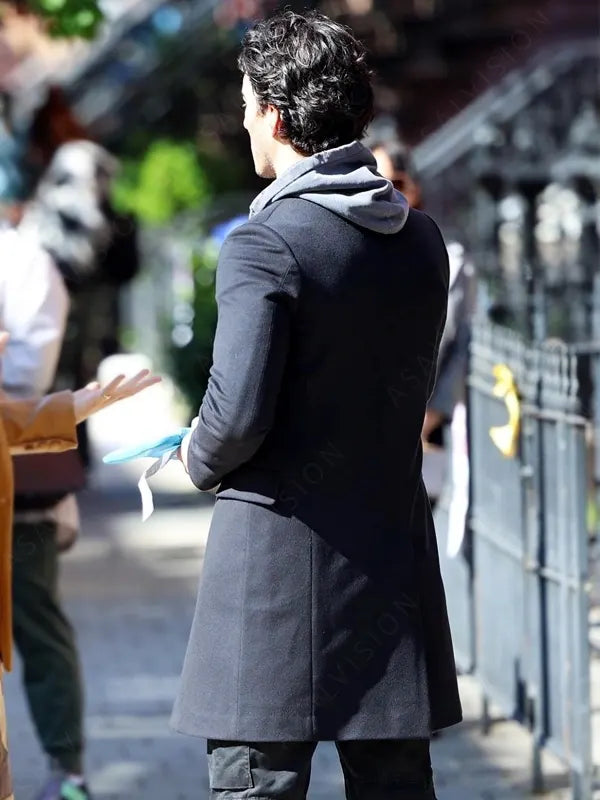 It Ends with Us Ryle Kincaid Black Trench Coat