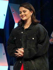 SXSW Selena Gomez Black Denim Jacket