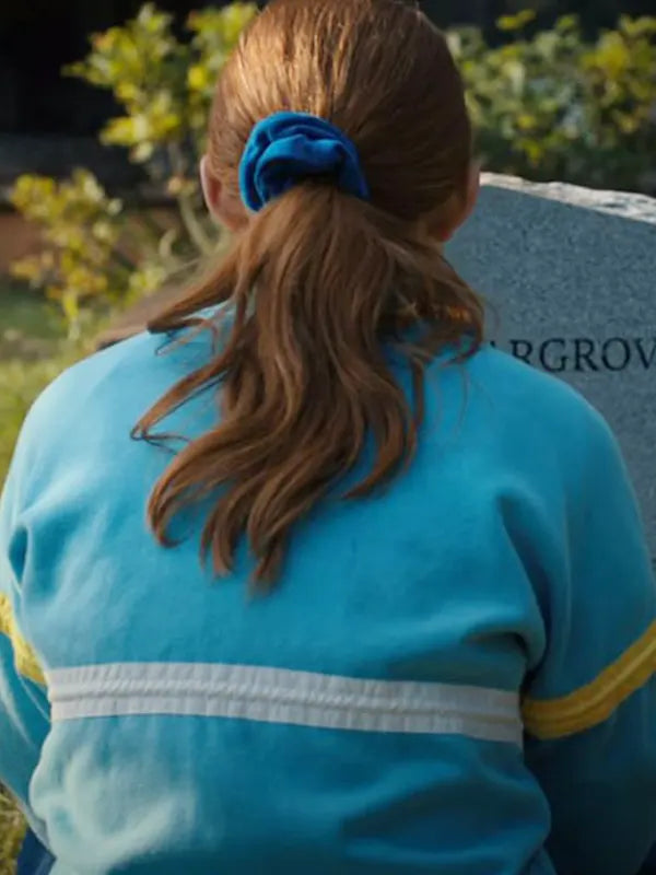 Stranger Things Max Mayfield Blue Fleece Jacket