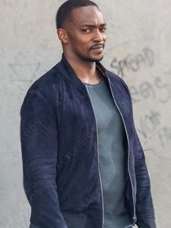 Captain America Brave New World Sam Wilson Suede Jacket