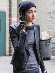 Hostages Sandrine Renault Black Leather Jacket