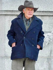 Season 2 1923 Jacob Dutton Wool Peacoat