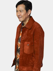 Squid Game S02 Seong Gi-hun Brown Suede Jacket