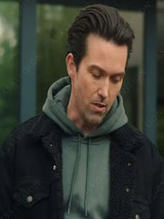Fool Me Once Shane Tessier Black Sherpa Denim Jacket