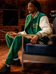 Snoop Dogg Death Row Records Paisley Varsity Jacket
