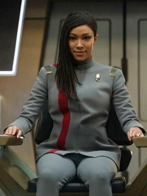 Sonequa Martin Star Trek Season 4 Grey Jacket