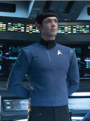 Star Trek Strange New Worlds Spock Blue Jacket