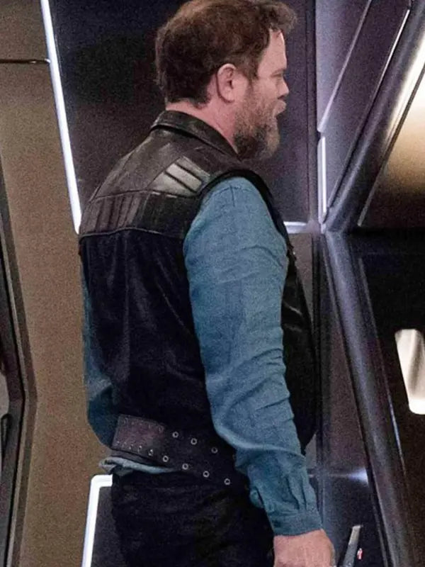 Star Trek Discovery Harry Mudd Leather Black Vest