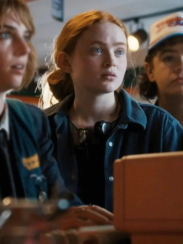 Stranger Things 4 Max Mayfield Black Jacket