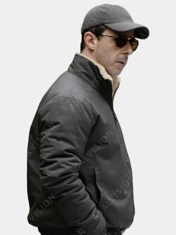 Succession Season 4 Kendall Roy Shearling Jacket