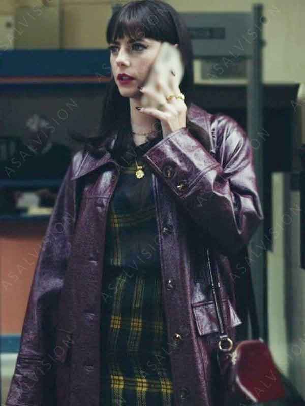 The Gentlemen Susie Glass Trench Leather Coat